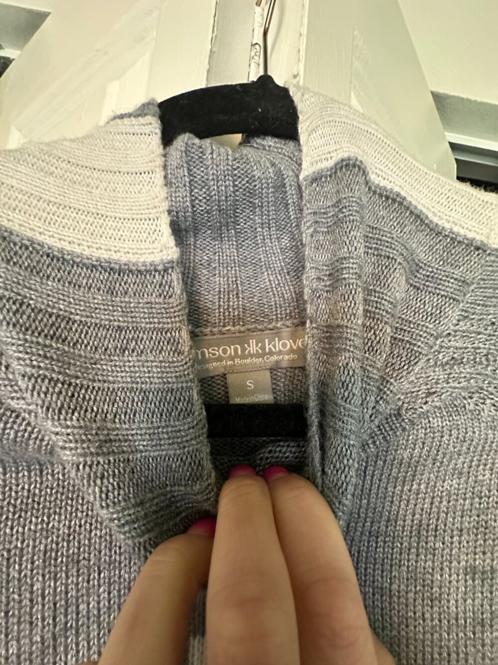 Light Grey Off Piste SKi Sweater - Picture 4 of 6
